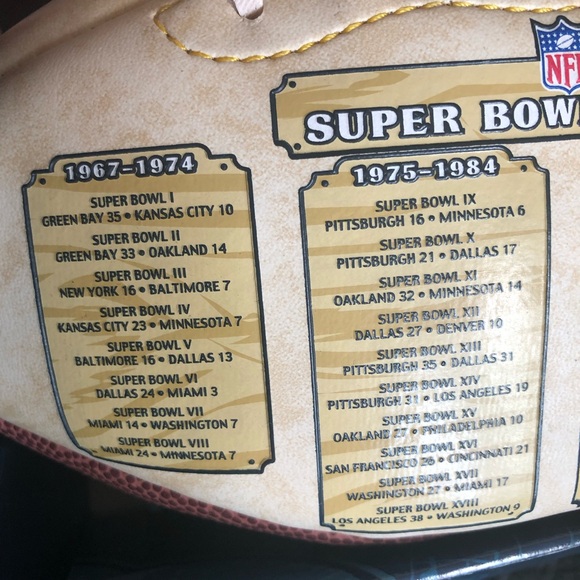 NFL 2004 Super Bowl XXXVIII Limited Edition 10,000 licensed Football Patriots - Picture 13 of 15